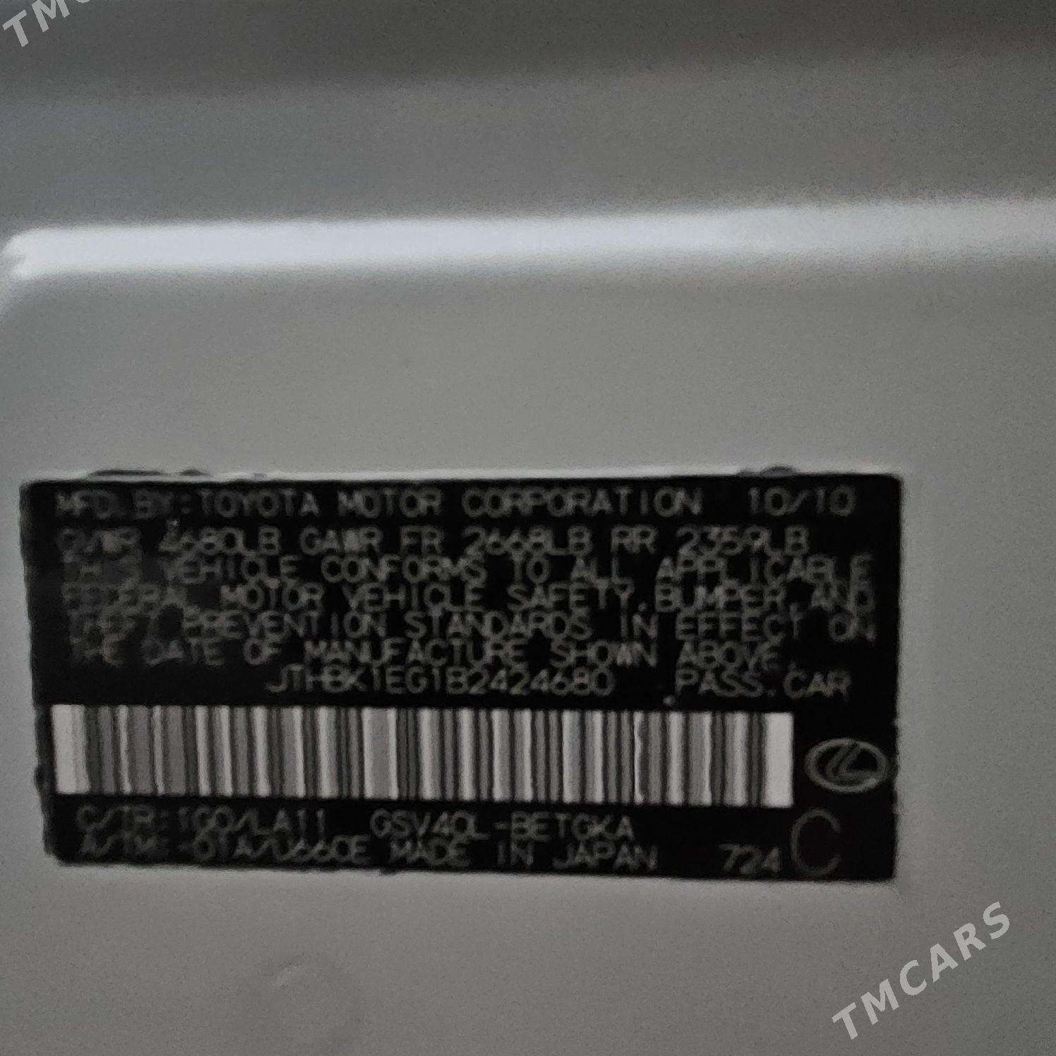 Lexus ES 350 2011 - 264 000 TMT - Aşgabat - img 10