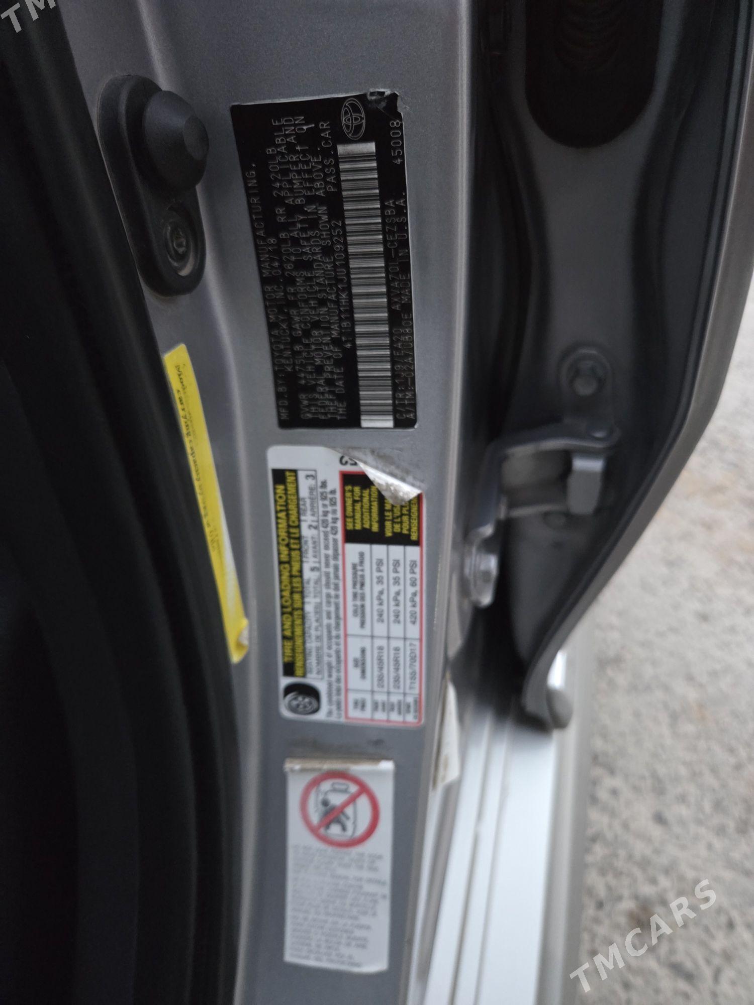 Toyota Camry 2018 - 265 000 TMT - Gökdepe - img 6