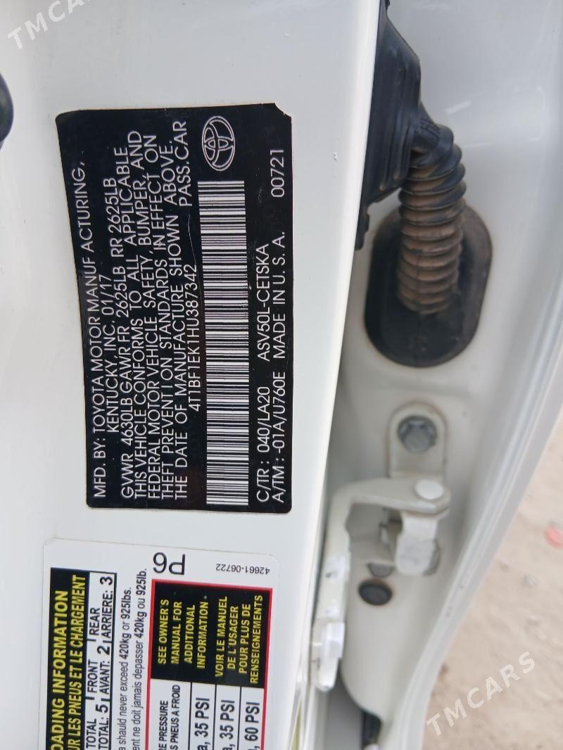 Toyota Camry 2017 - 260 000 TMT - Köneürgenç - img 3