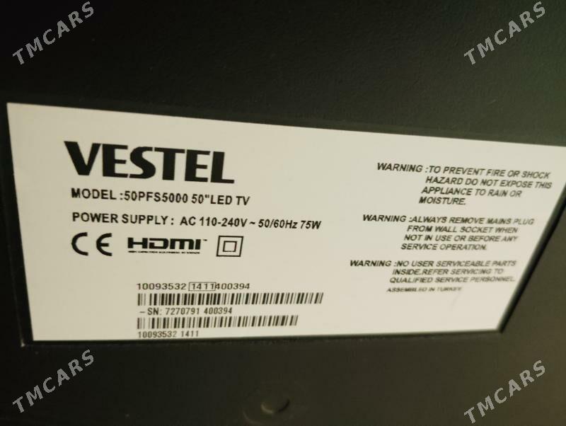 Telewizor VESTEL 50 lik - Ашхабад - img 3