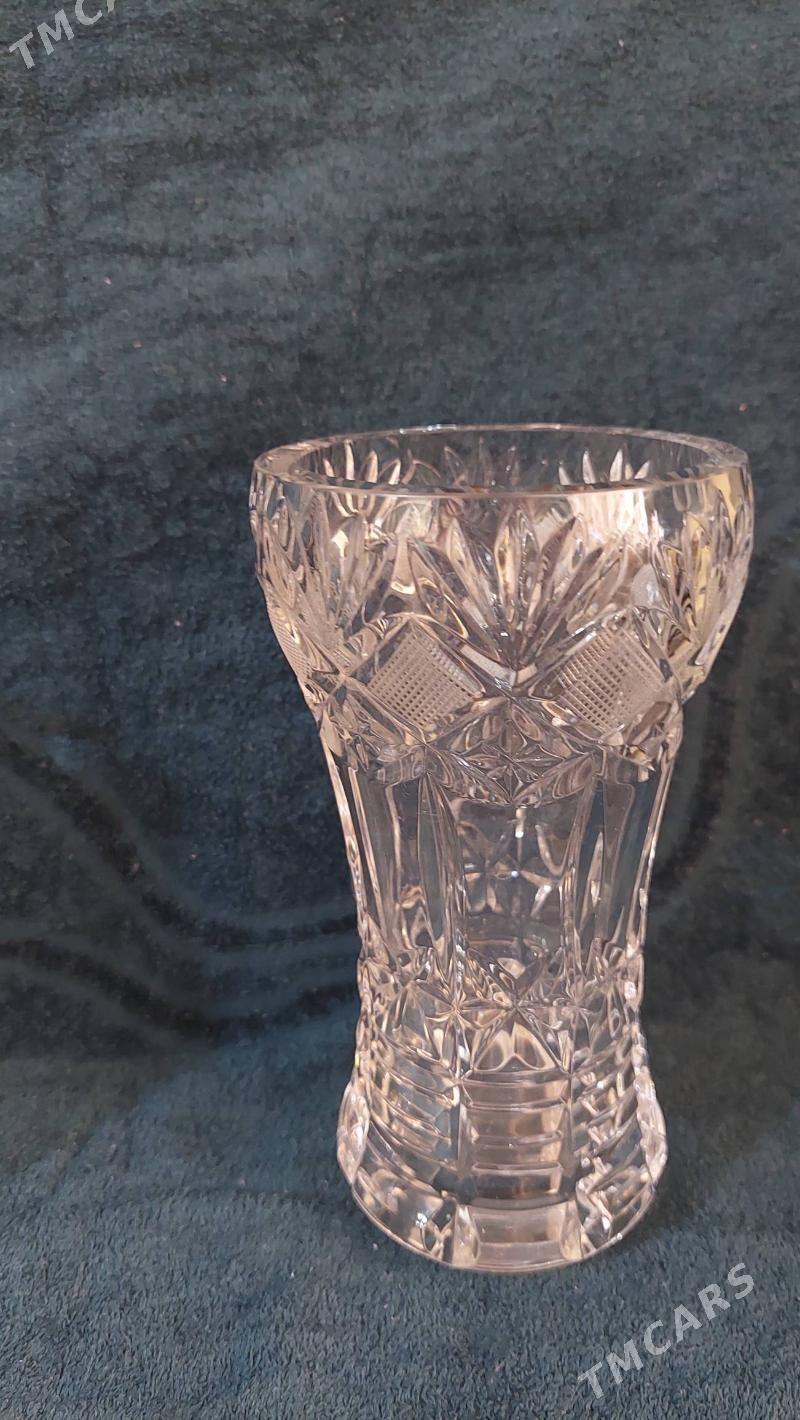 Хрустальные цветоч. вазы СССР - 11 mkr - img 2