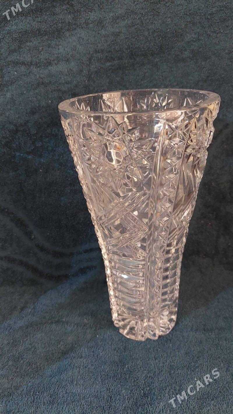 Хрустальные цветоч. вазы СССР - 11 mkr - img 4