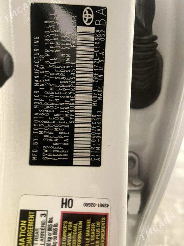 Toyota Corolla 2018 - 195 000 TMT - Aşgabat - img 9