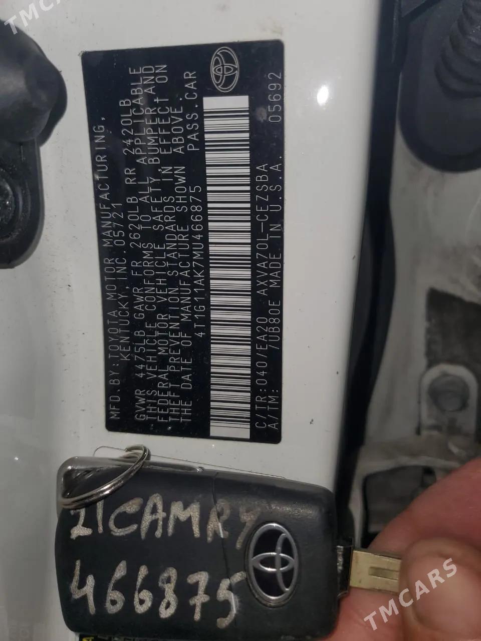 Toyota Camry 2021 - 360 000 TMT - Aşgabat - img 2