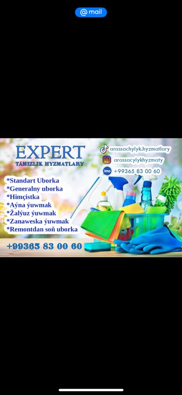 Arassaçylyk hyzmaty uborka - Балканабат - img 1