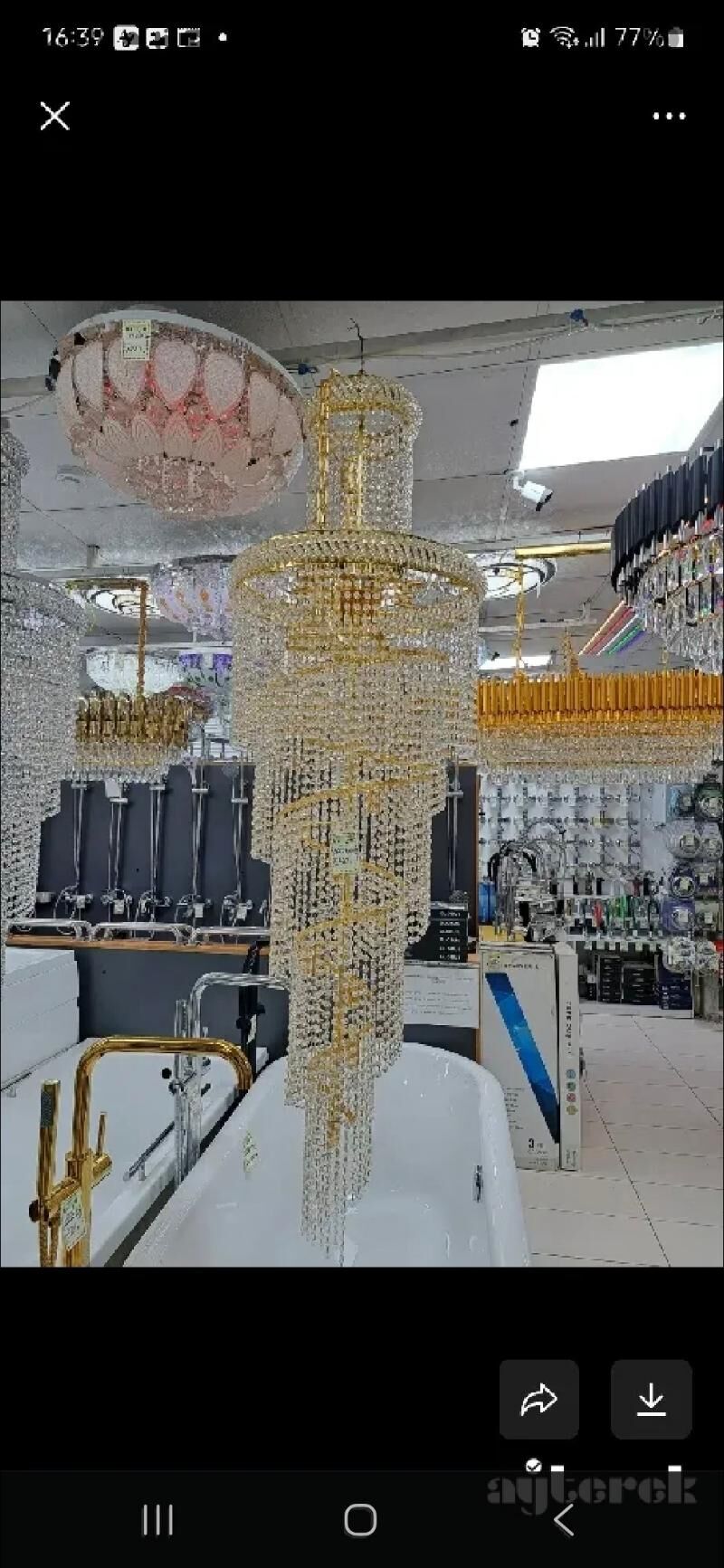 Lyustra Lestnisa uçin 3 meterl - Ашхабад - img 7