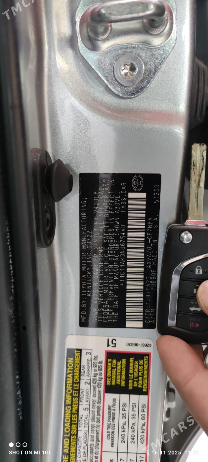 Toyota Camry 2022 - 250 000 TMT - Balkanabat - img 9