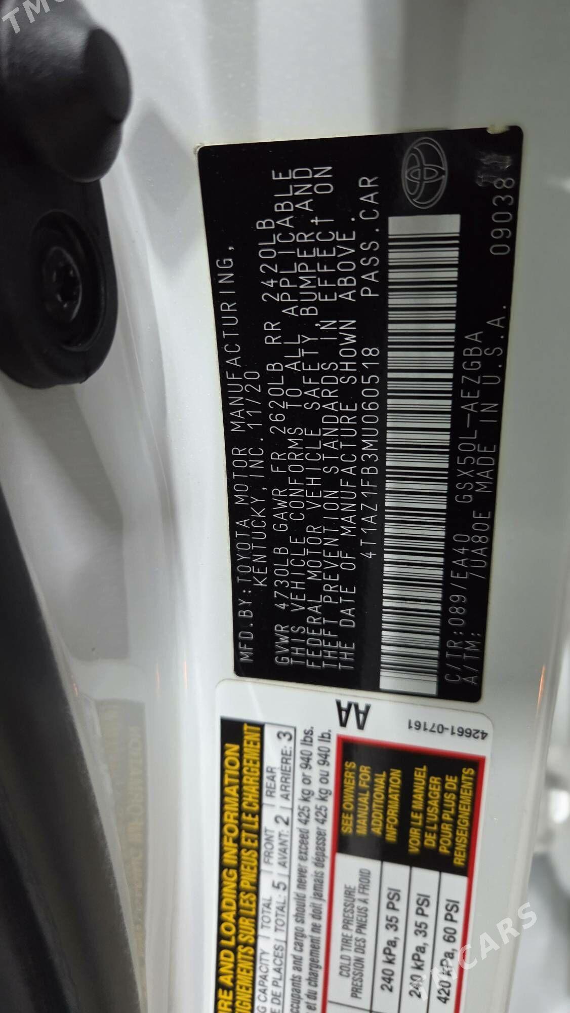 Toyota Avalon 2021 - 505 000 TMT - Mary - img 4