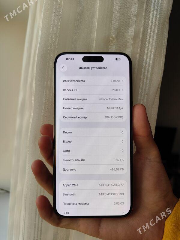 IPhone 15 ProMax 512gb - Türkmenabat - img 5