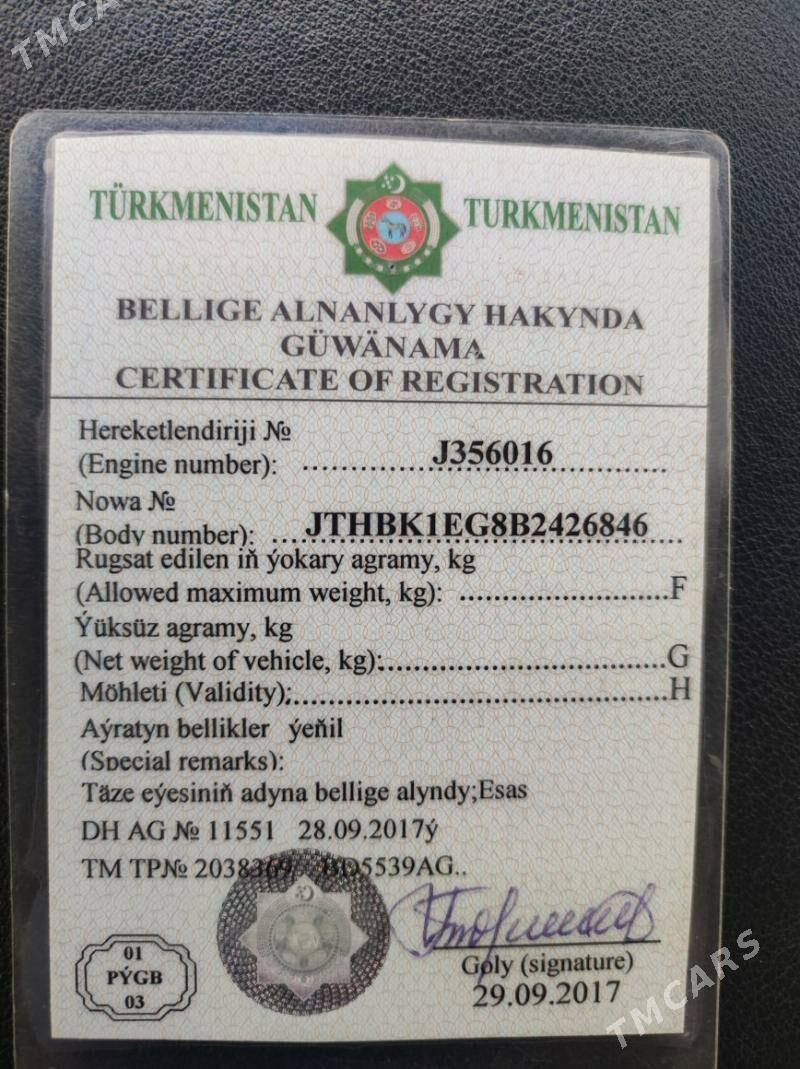 Lexus ES 350 2010 - 245 000 TMT - Мары - img 7