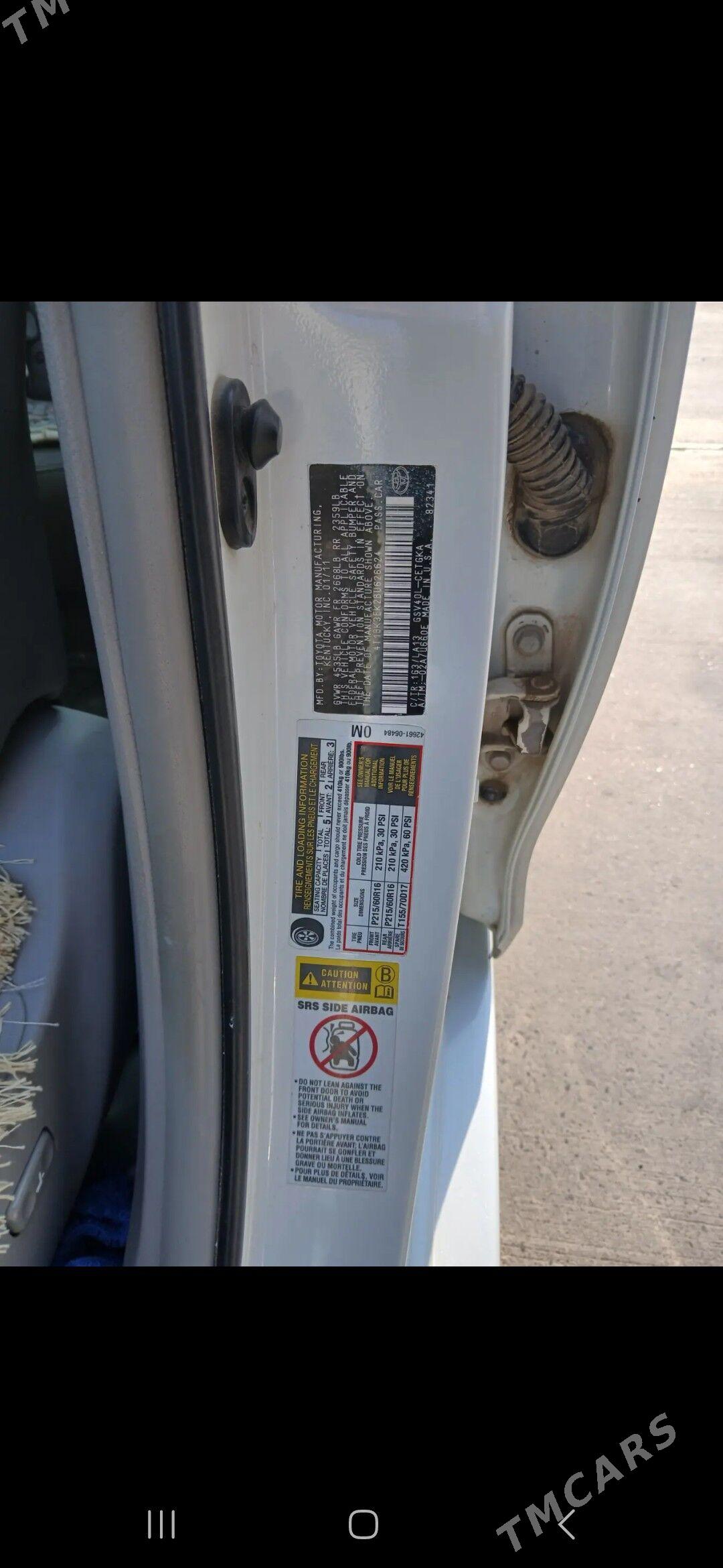 Toyota Camry 2011 - 240 000 TMT - Ашхабад - img 5