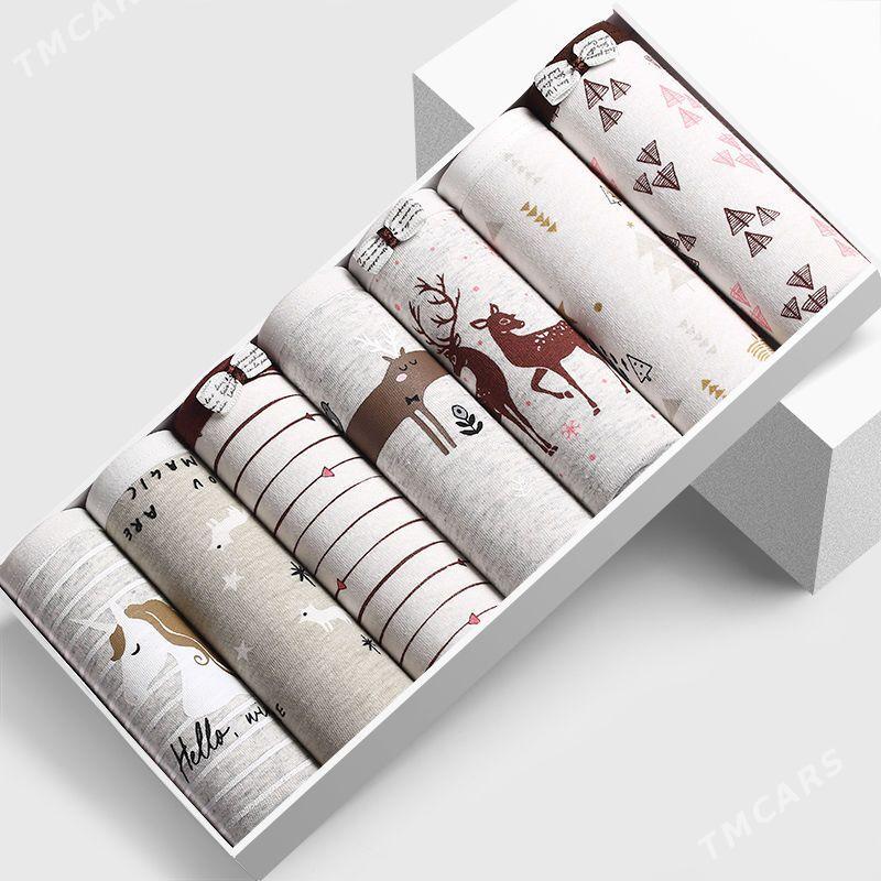 трусики недельки разные хлопок - Aşgabat - img 3