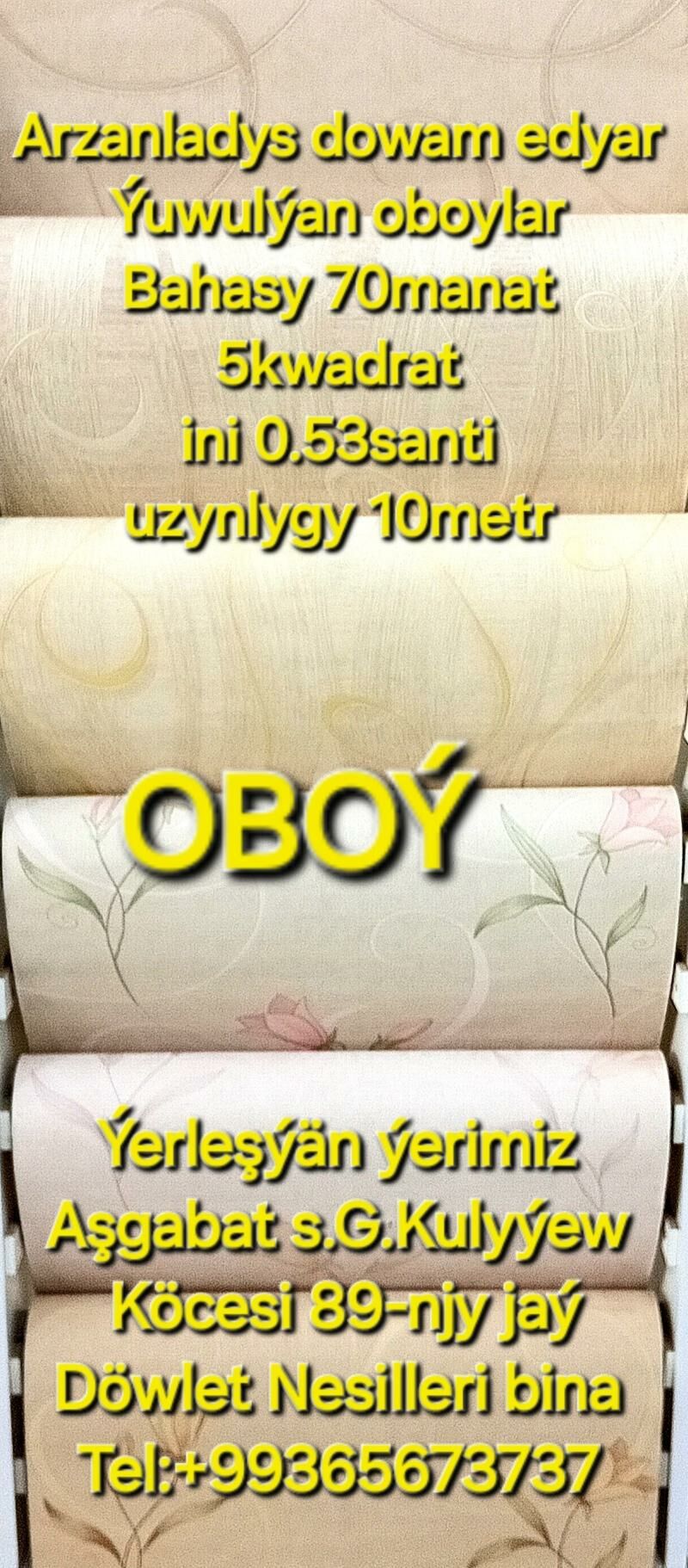 Oboý/Обои - G.Kuliýew köç. (Obýezdnoý) - img 6