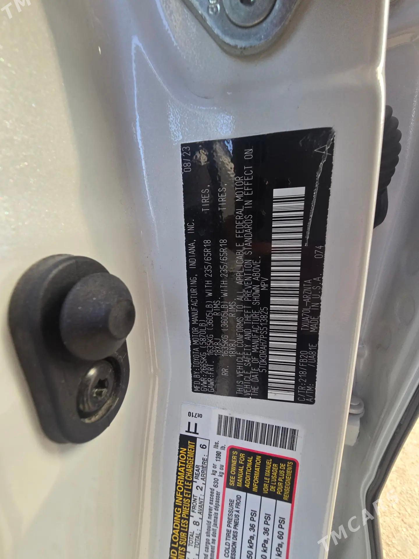 Toyota Highlander 2023 - 450 000 TMT - Balkanabat - img 5