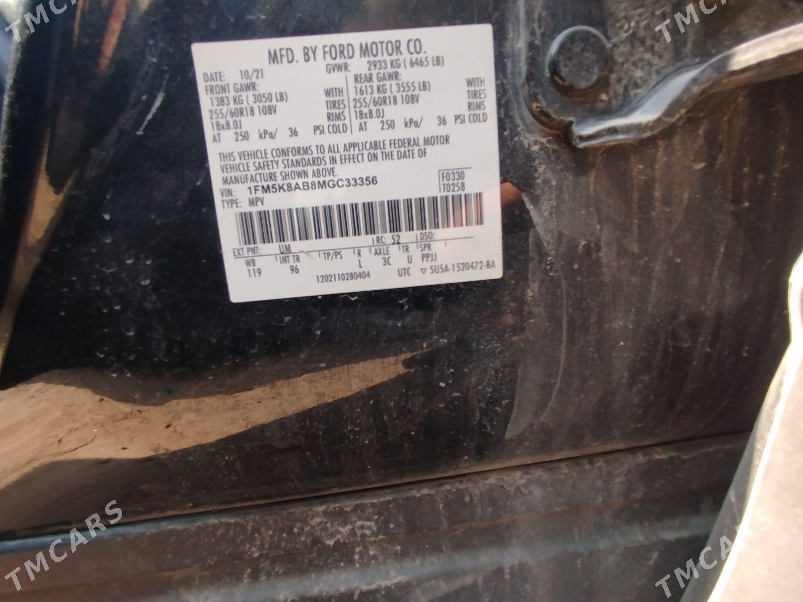 Ford Explorer 2021 - 200 000 TMT - Wekilbazar - img 5