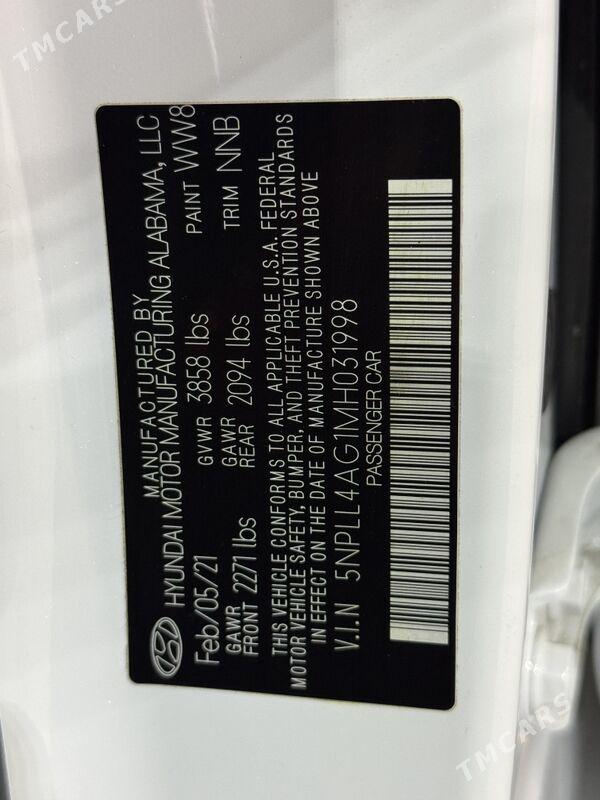 Hyundai Elantra 2021 - 238 000 TMT - Ашхабад - img 8