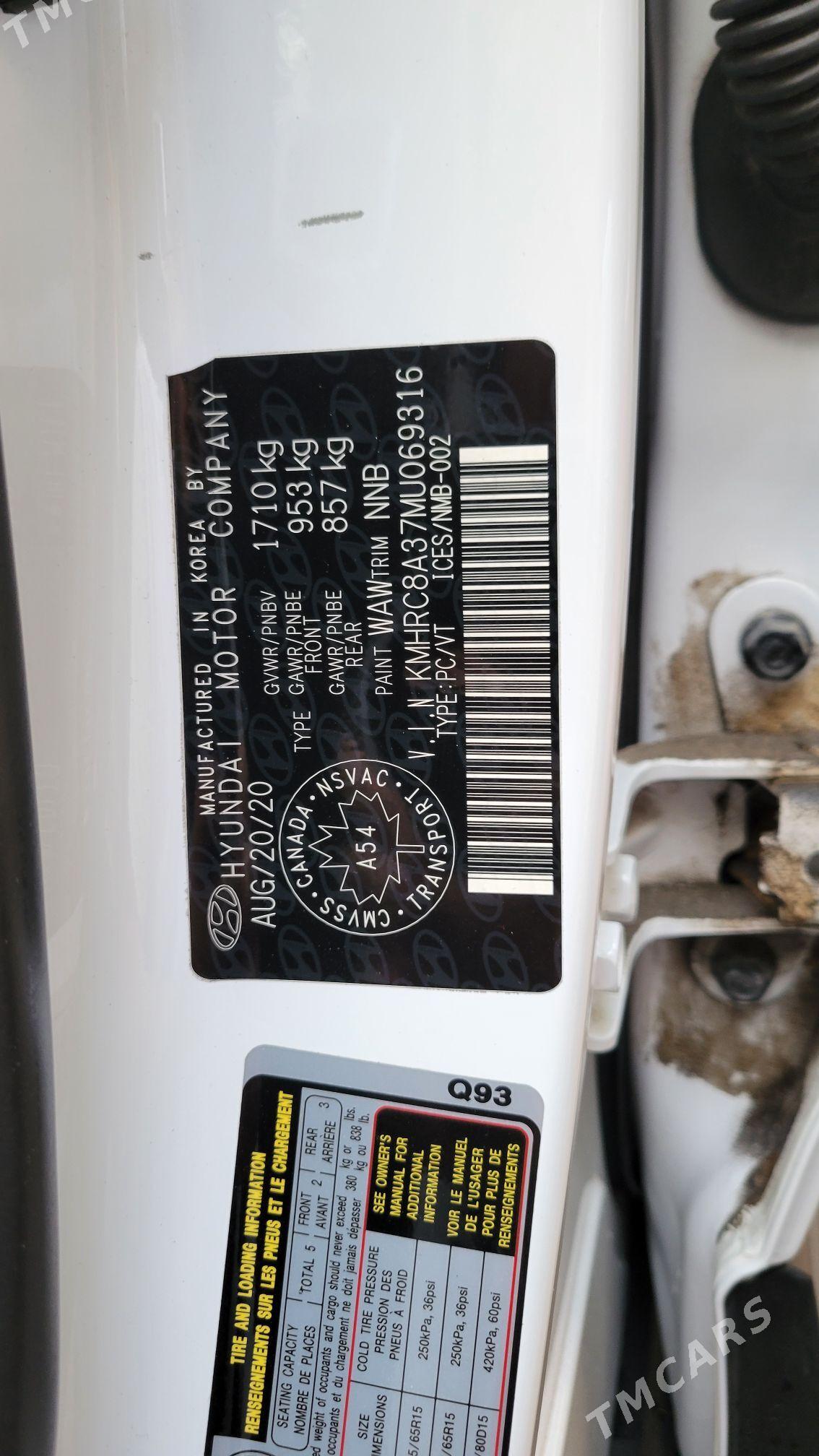 Hyundai Venue 2020 - 215 000 TMT - Ашхабад - img 10