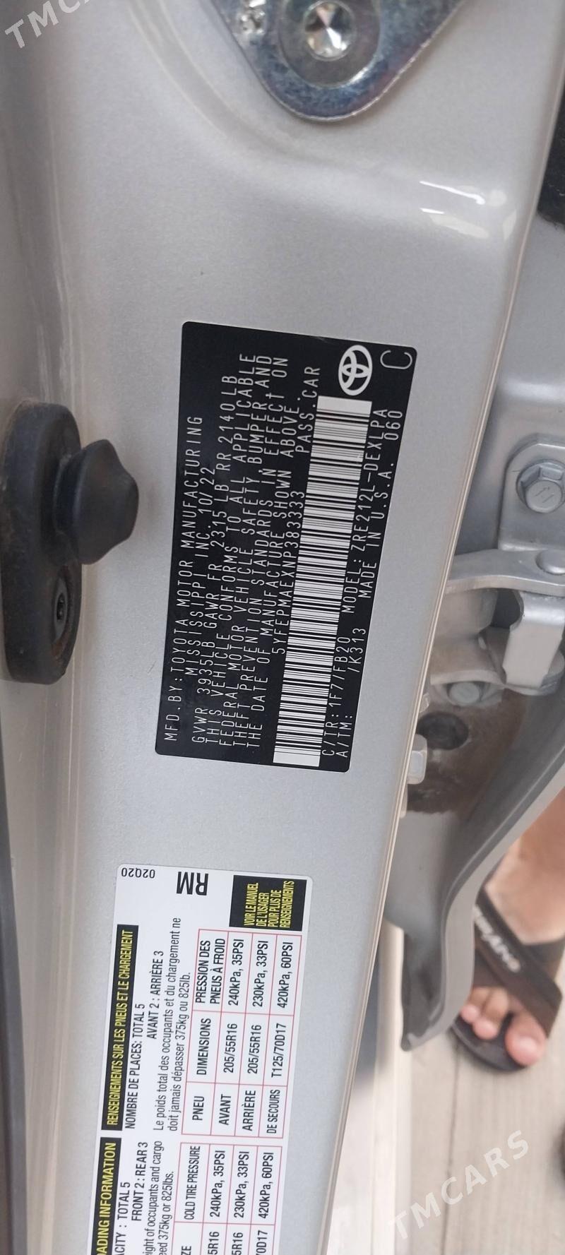 Toyota Corolla 2022 - 235 000 TMT - Теджен - img 9