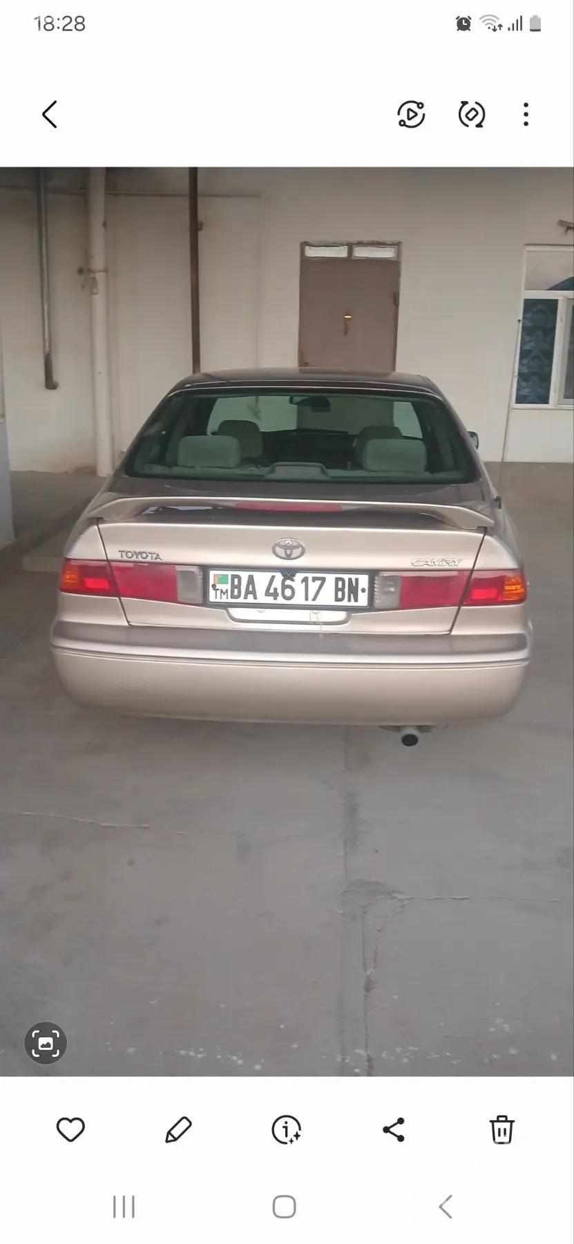 Toyota Camry 1999 - 130 000 TMT - Гумдаг - img 2