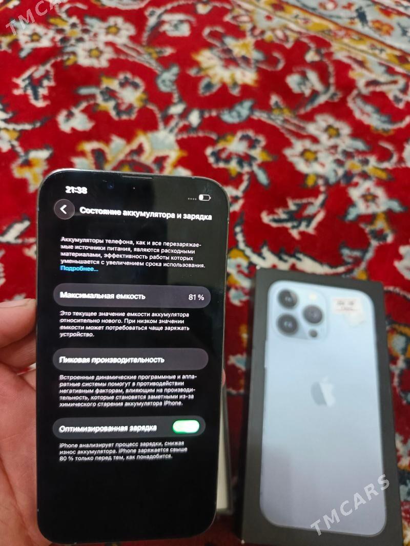 13 pro 256gb 81% - Ашхабад - img 2