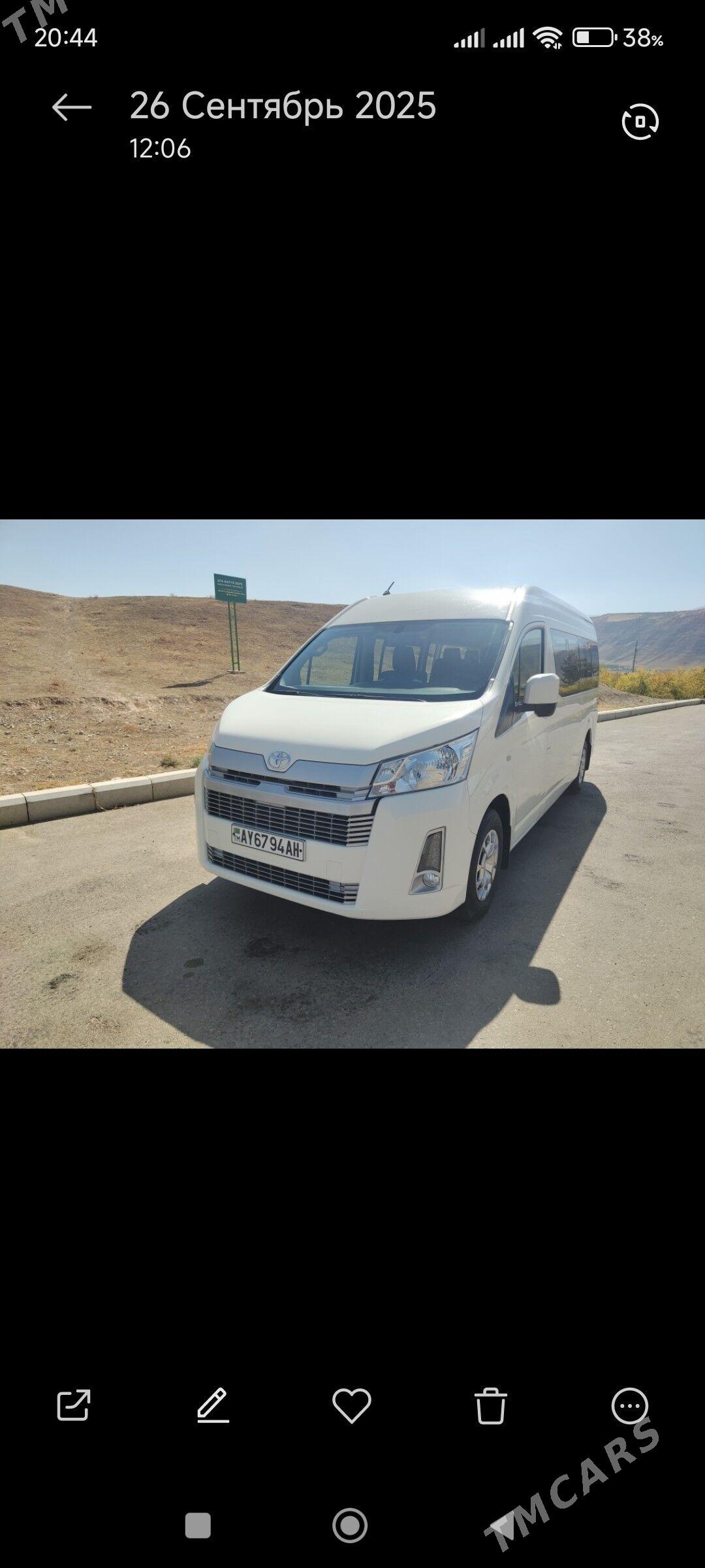 Toyota Hiace 2022 - 690 000 TMT - Ак-Бугдайский этрап - img 2
