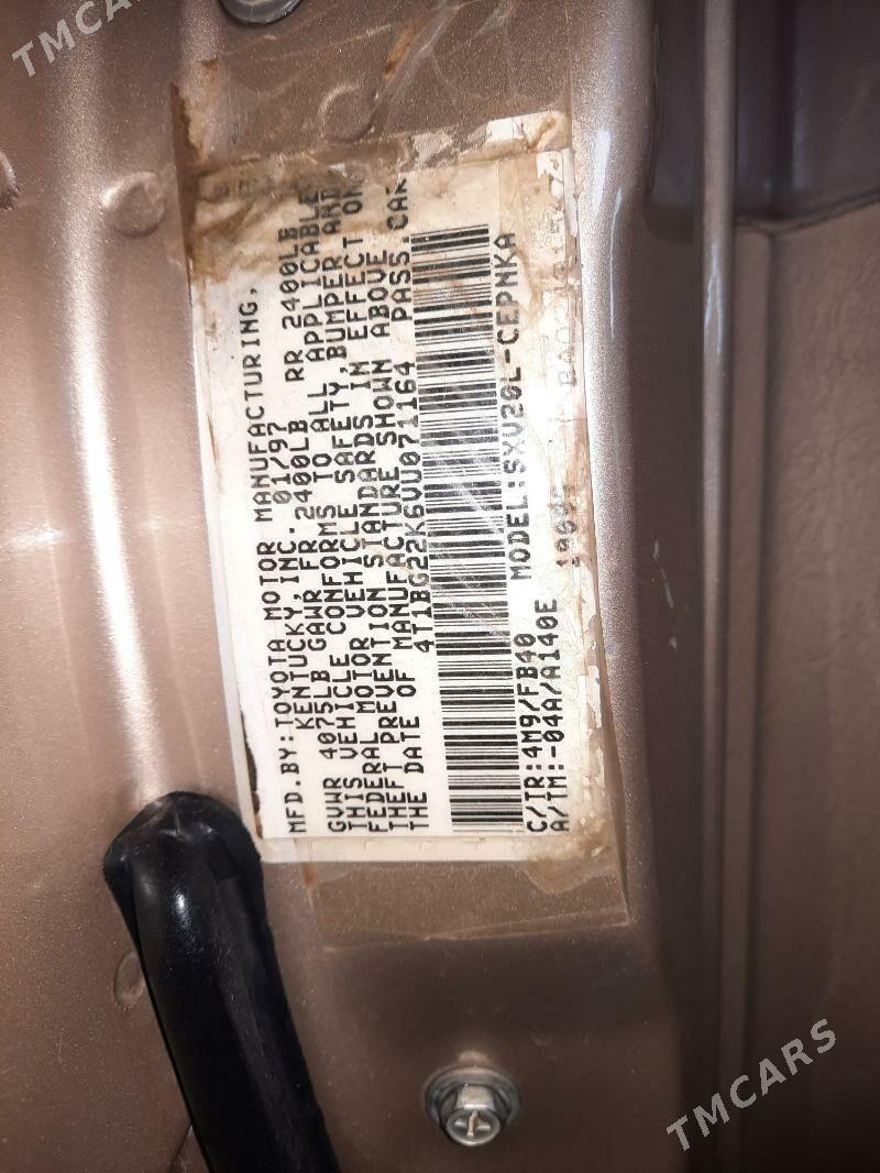 Toyota Camry 1997 - 150 000 TMT - Байрамали - img 10