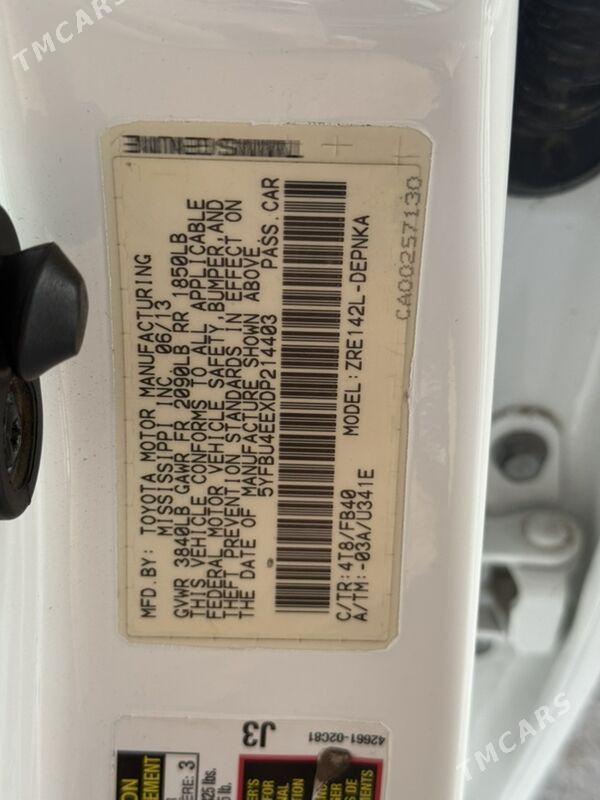 Toyota Corolla 2013 - 179 000 TMT - Ашхабад - img 2