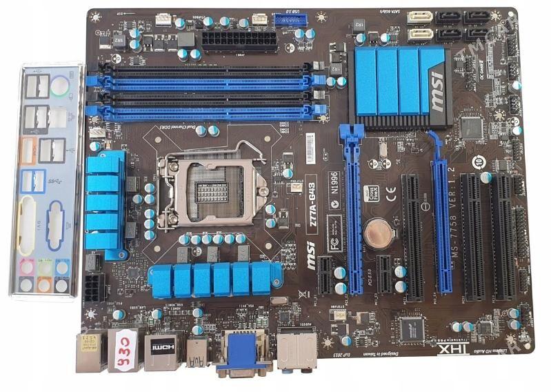 Msi Z77 plata+i7 2600 2gen - Бузмеин - img 2