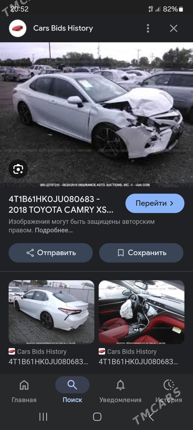Toyota Camry 2018 - 350 000 TMT - Ашхабад - img 8