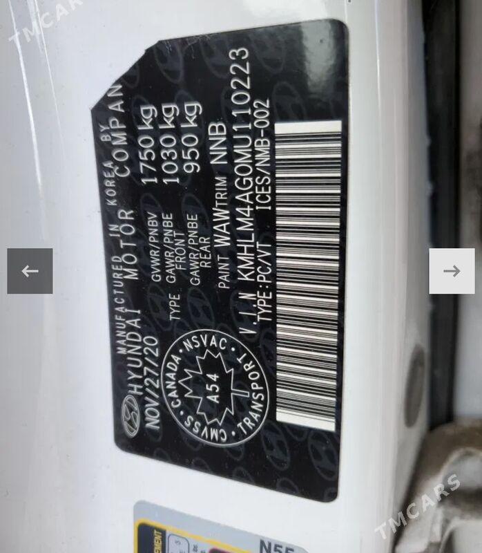 Hyundai Elantra 2020 - 225 000 TMT - Aşgabat - img 8