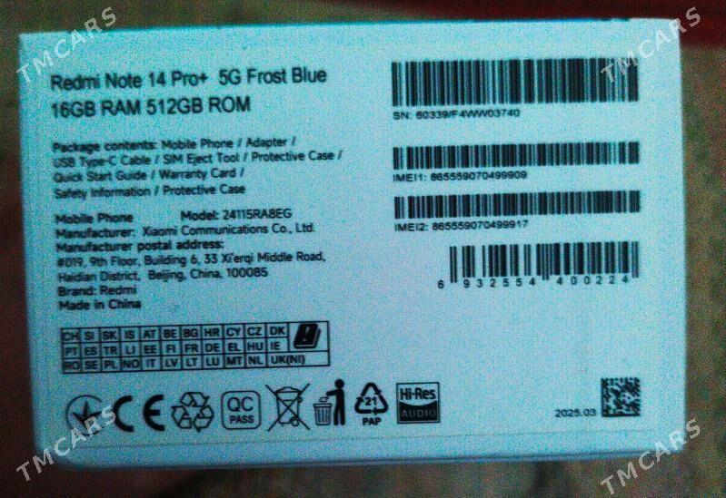 Redmi Note 14Pro+5G - Ашхабад - img 3