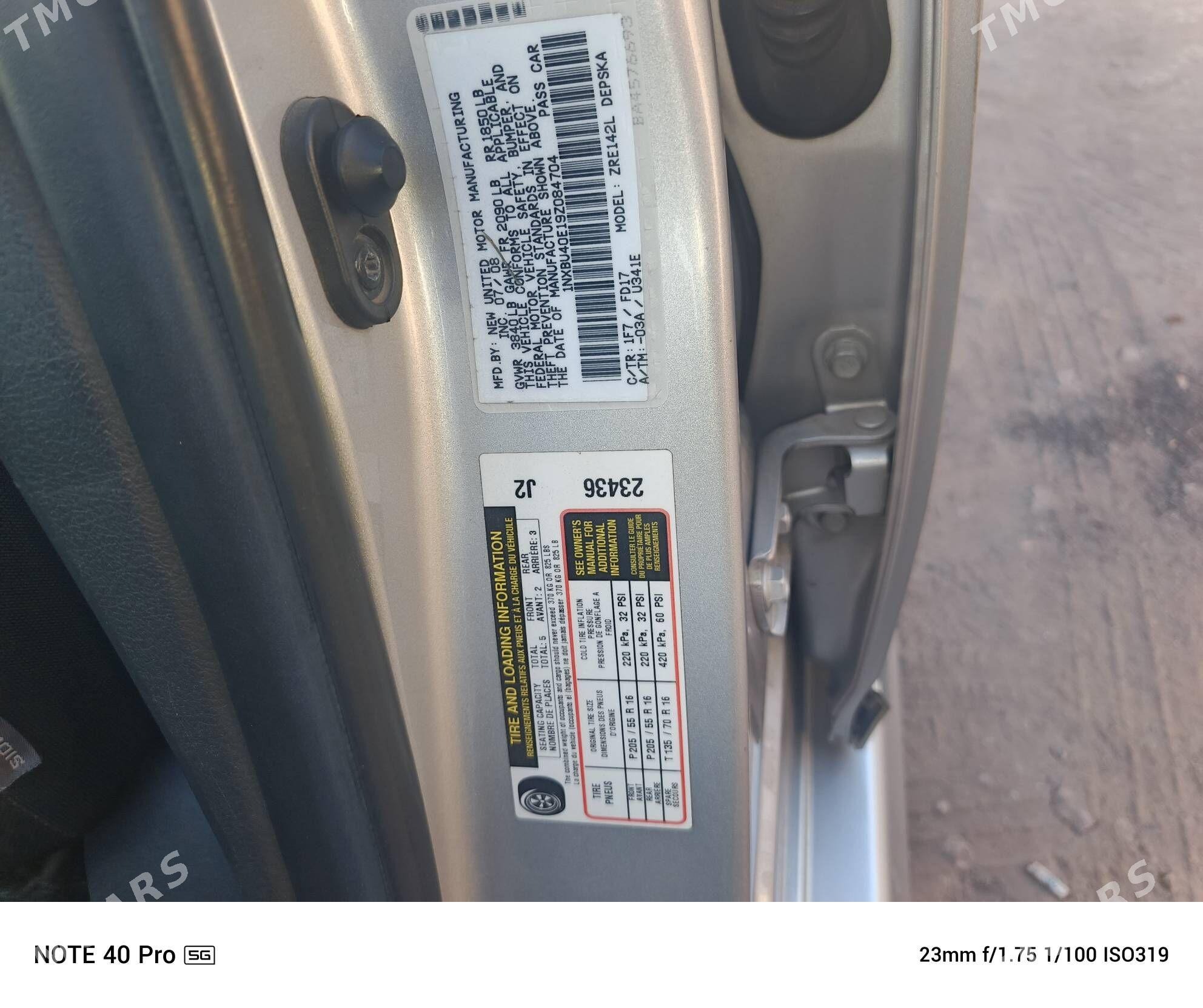 Toyota Corolla 2009 - 170 000 TMT - Türkmenbaşy - img 5