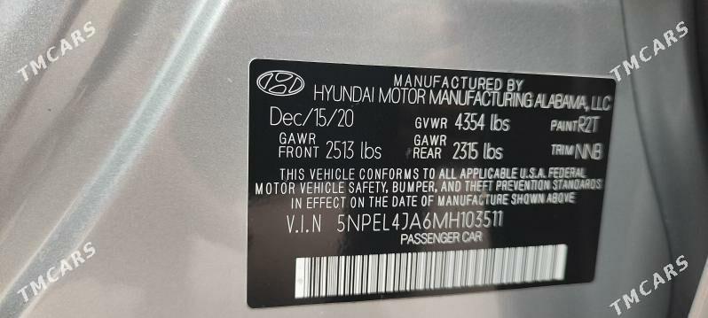 Hyundai Sonata 2021 - 260 000 TMT - Туркменабат - img 9