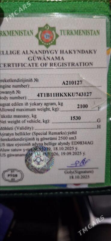 Toyota Camry 2019 - 285 000 TMT - Ашхабад - img 4