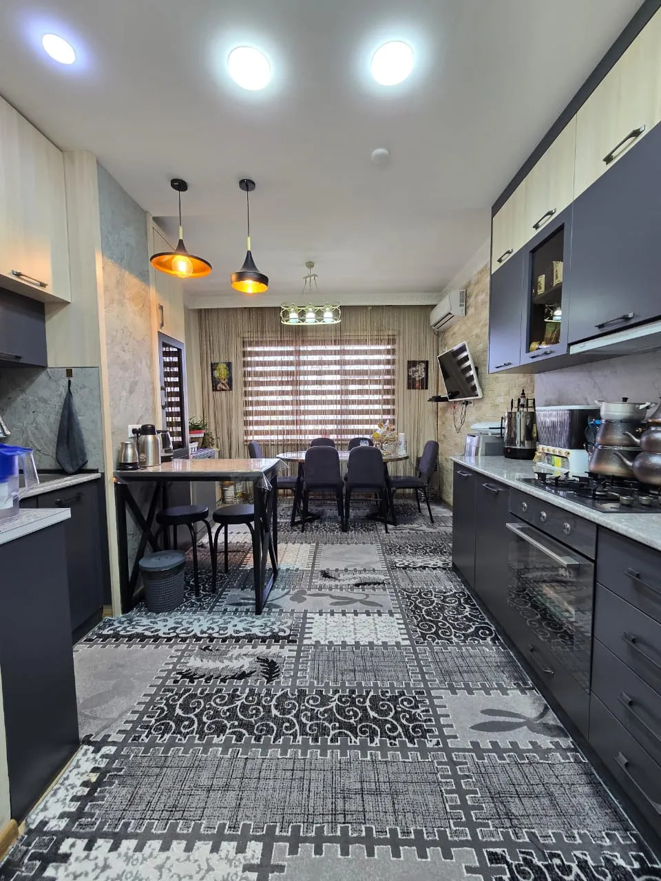 3 ком 9/2 этаж 82 кв2 Мир 3 - Ашхабад - img 9