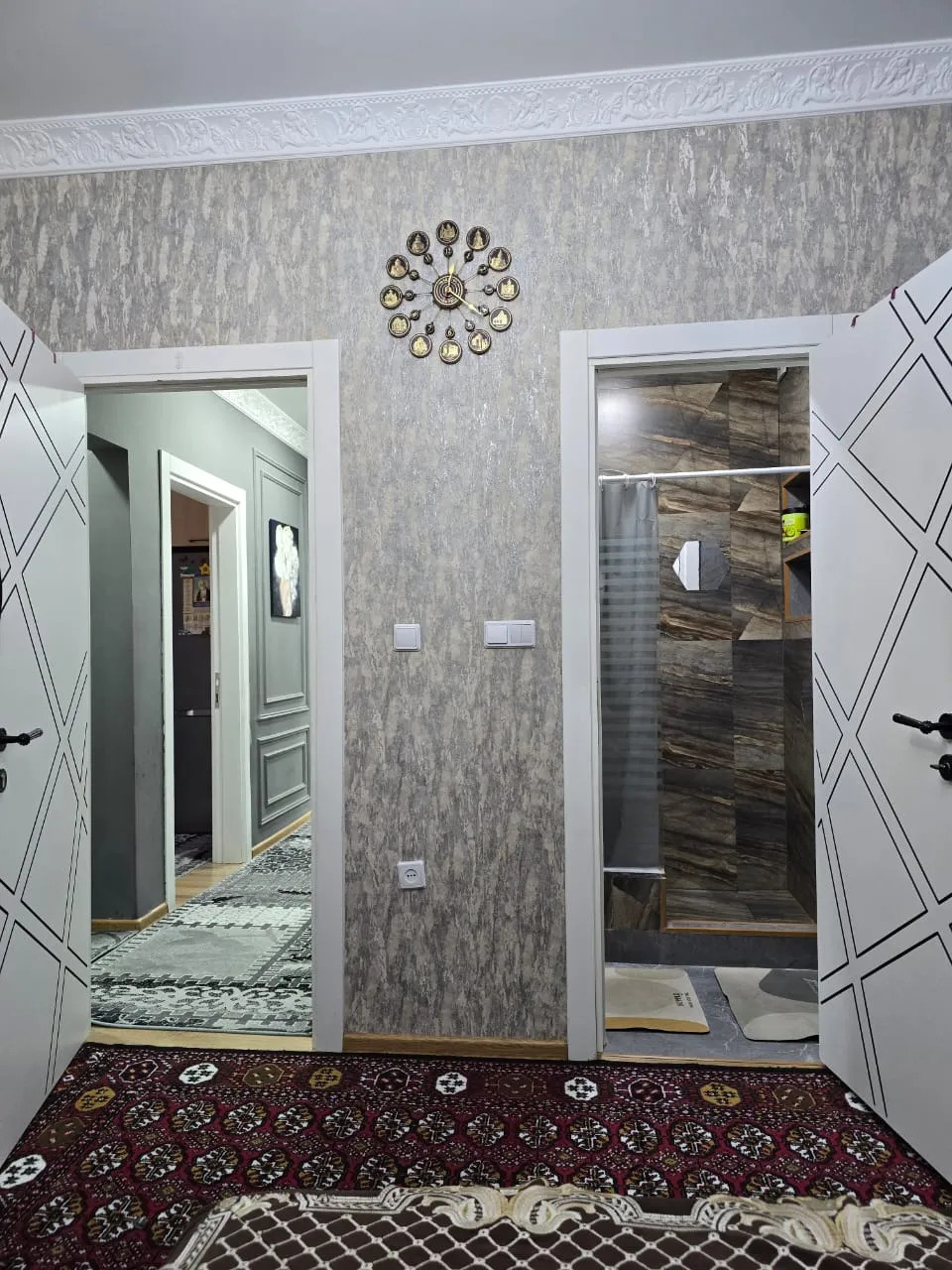 3 ком 9/2 этаж 82 кв2 Мир 3 - Ашхабад - img 7