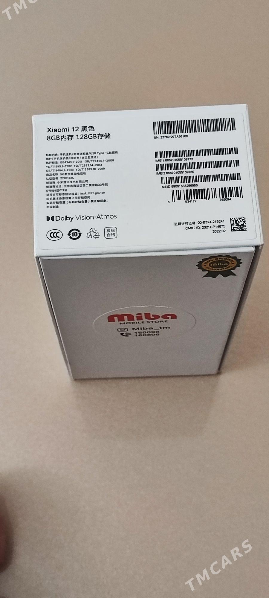 Xiaomi 12 ozi - Aşgabat - img 3