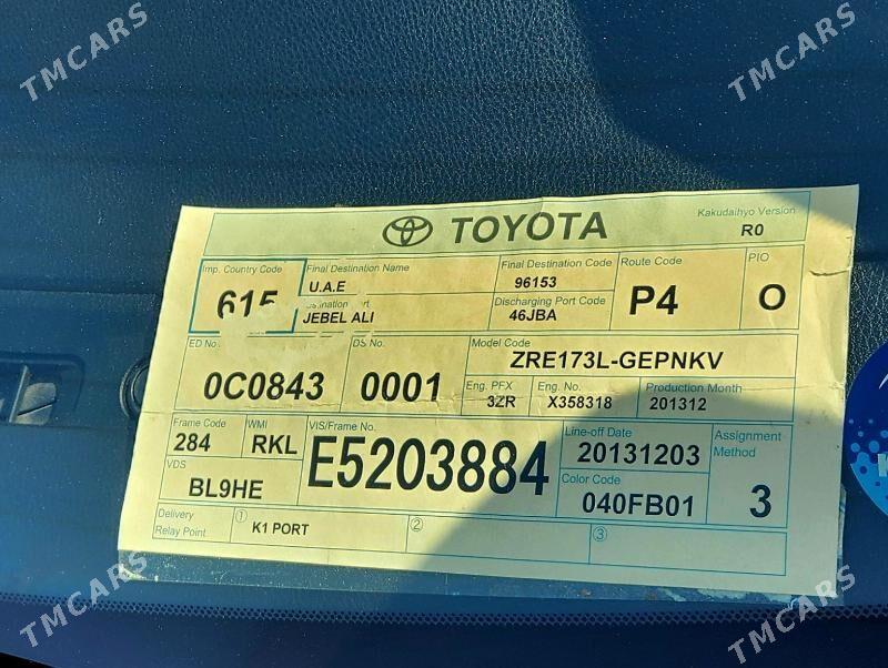 Toyota Corolla 2014 - 250 000 TMT - Aşgabat - img 8