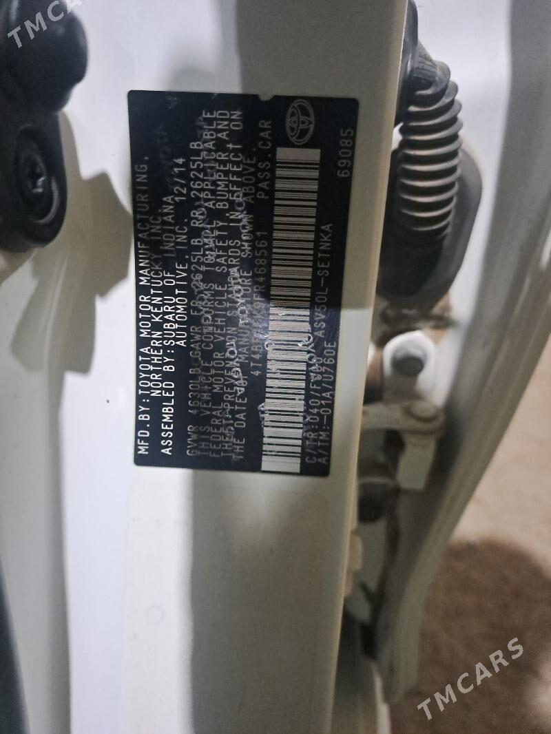 Toyota Camry 2015 - 270 000 TMT - Mary - img 8