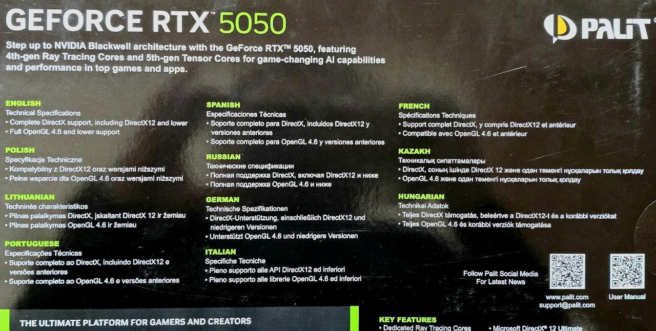 Palit RTX5050 8GB - Aşgabat - img 5