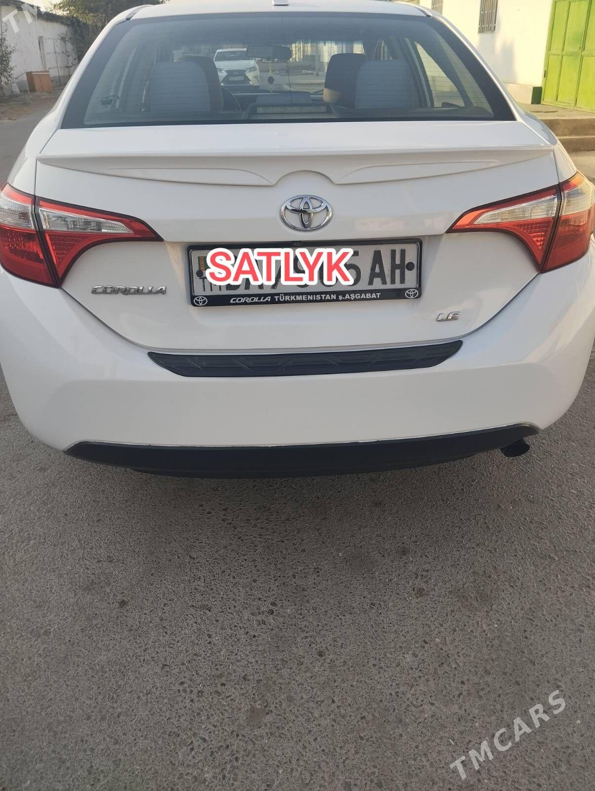 Toyota Corolla 2014 - 188 000 TMT - ул. Подвойского (Битарап Туркменистан шаёлы) - img 3