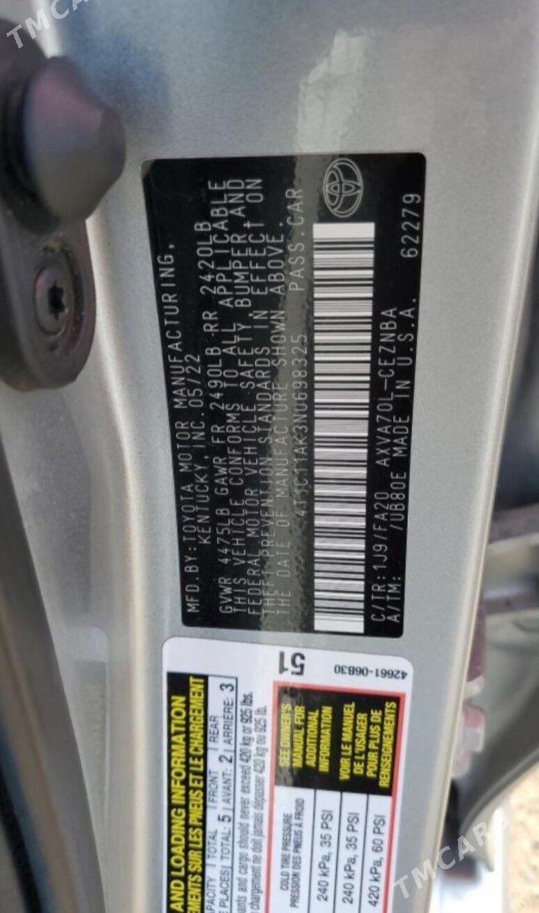 Toyota Camry 2022 - 315 000 TMT - Balkanabat - img 8