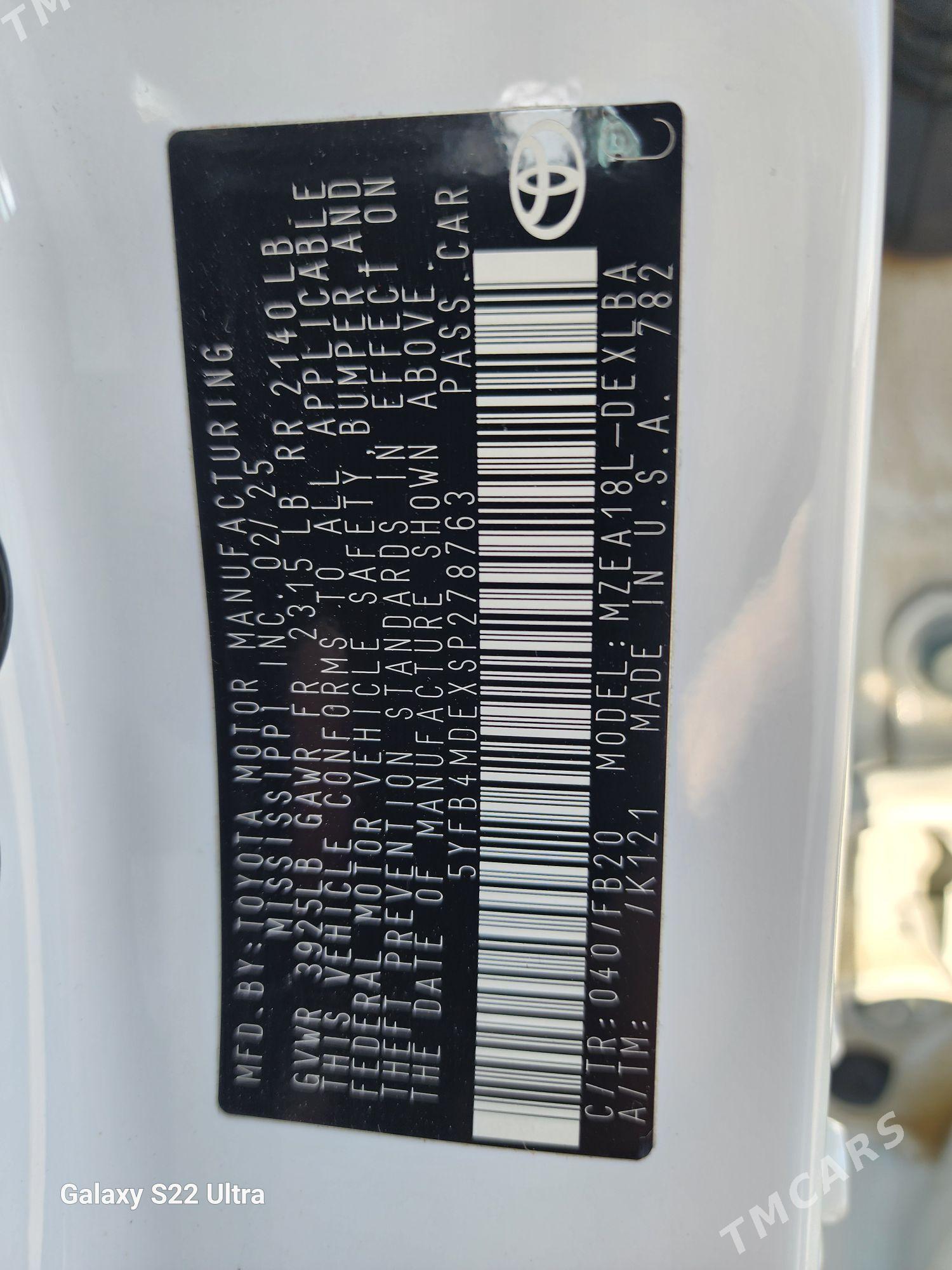 Toyota Corolla 2025 - 310 000 TMT - Ашхабад - img 7