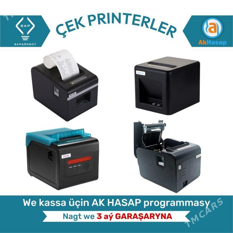 KASSA APARAT BARKOD SKANER CEK PRINTER AKHASAP - Ашхабад - img 3