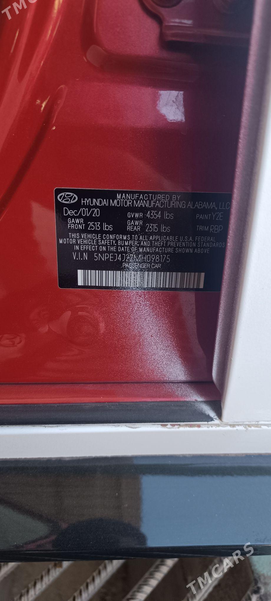 Hyundai Sonata 2021 - 280 000 TMT - Саят - img 7