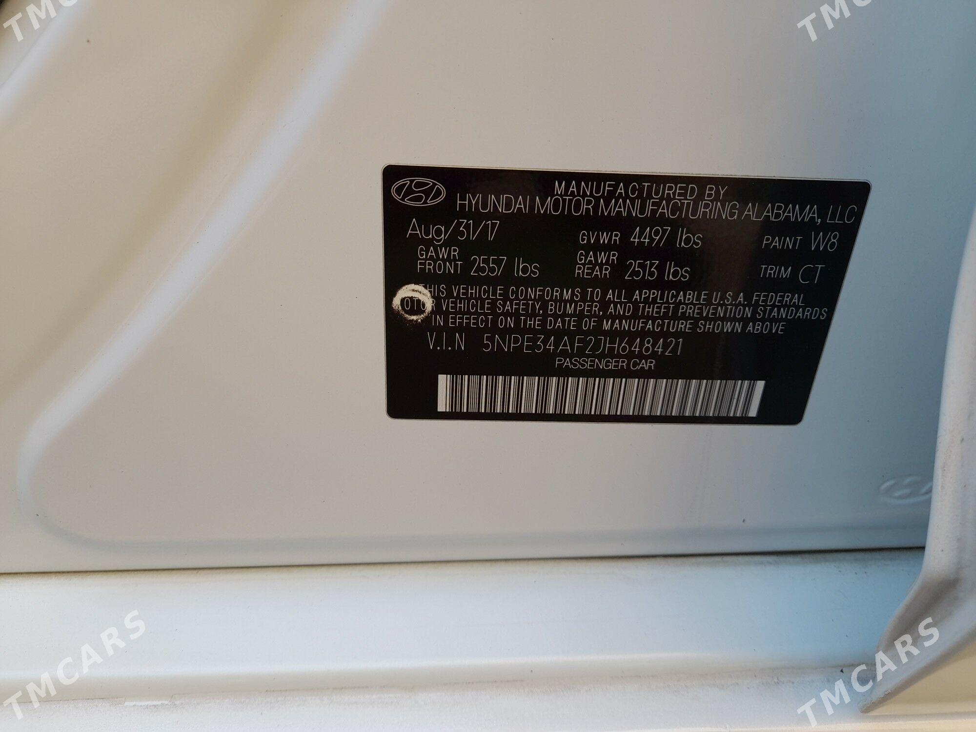 Hyundai Sonata 2018 - 215 000 TMT - Гаудан "В" - img 6