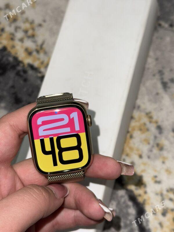 apple watch 9 stainless - Aşgabat - img 1