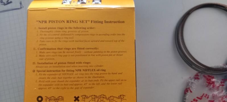 Porşen kolça поршневые кольца 440 TMT - Мары - img 4