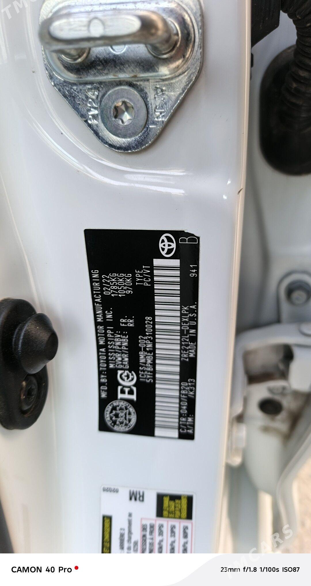 Toyota Corolla 2022 - 279 000 TMT - Ашхабад - img 4