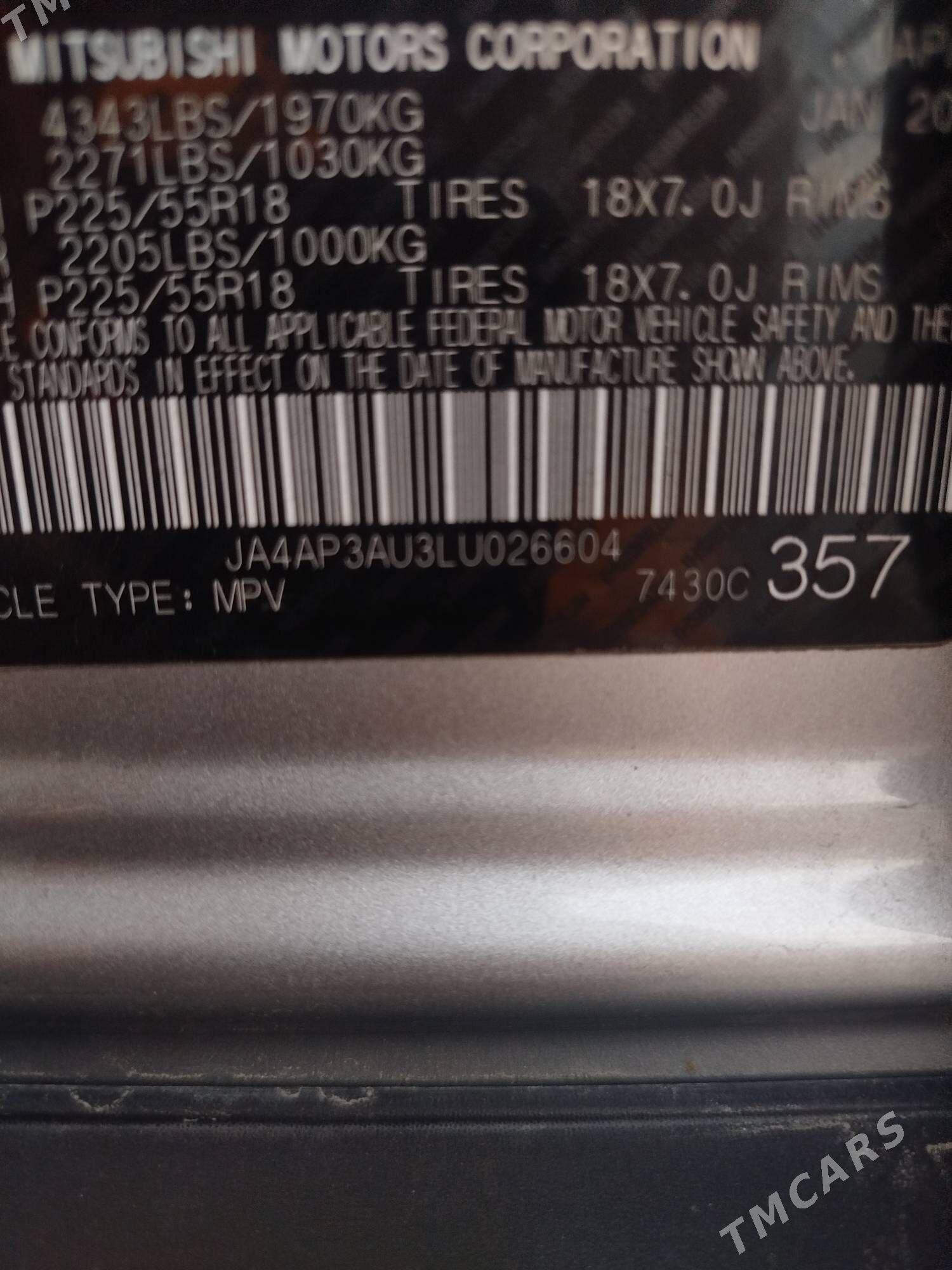 Mitsubishi Outlander Sport 2020 - 260 000 TMT - Büzmeýin - img 6